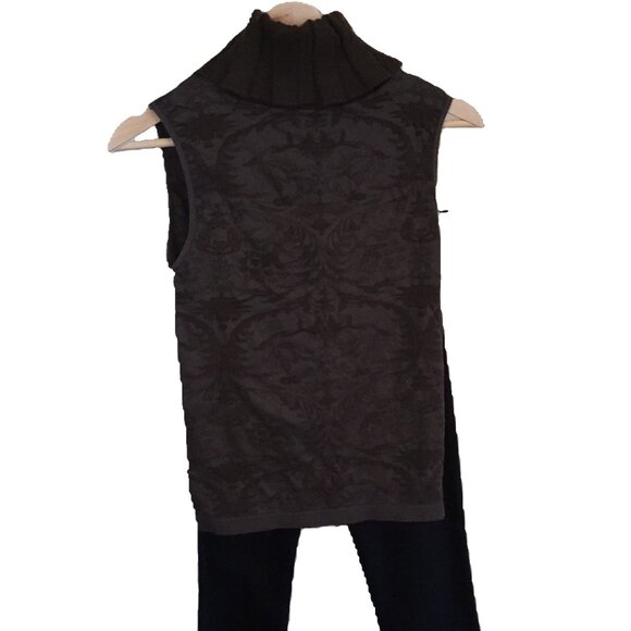 Puli Sleeveless Turtleneck Blouse Size M/L - Picture 1 of 4